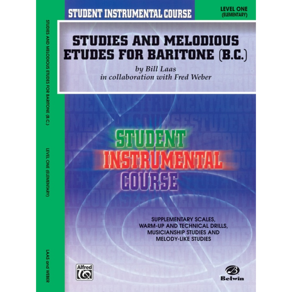 Student Instrumental Course: Studies and Melodious Etudes Baritone BC