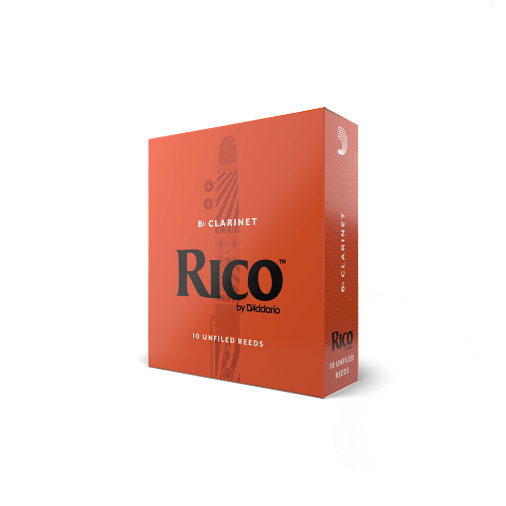 Rico #2.5 Bb Clarinet Unfiled Reed 10 Pack