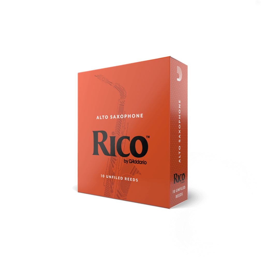 Rico #2.5 Alto Sax Unfiled Reed 10 Pack