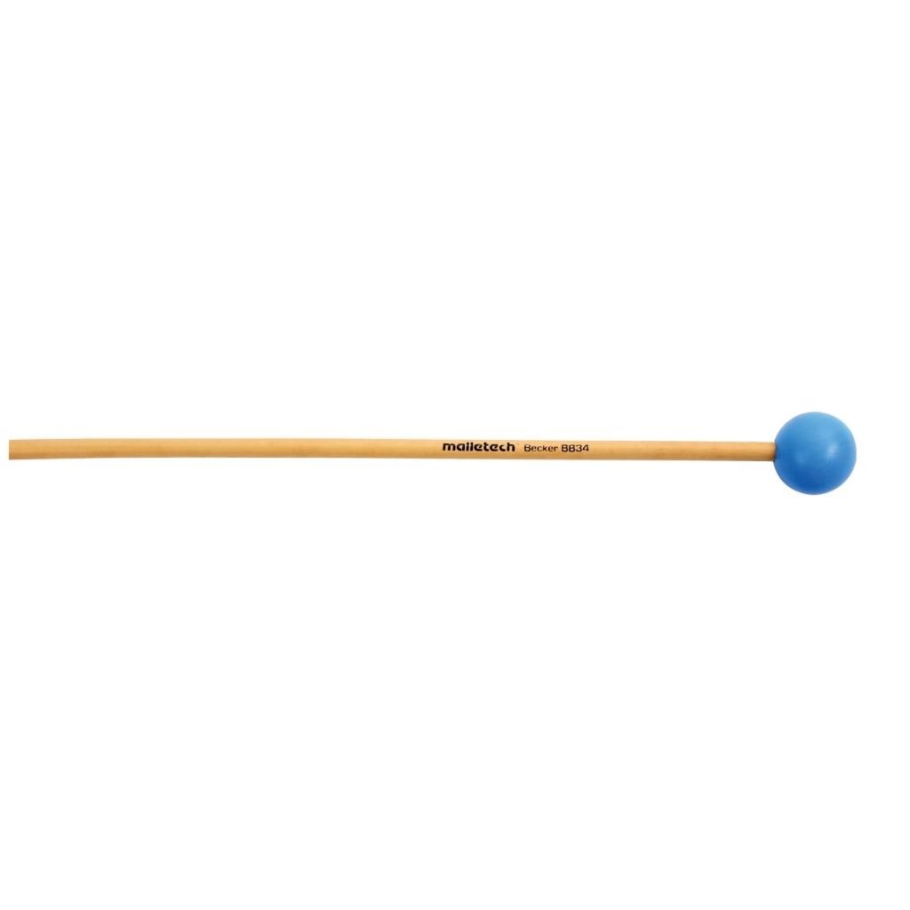 Malletech BB34 Bob Becker Medium Rubber Xylophone Mallets with Rattan Handles