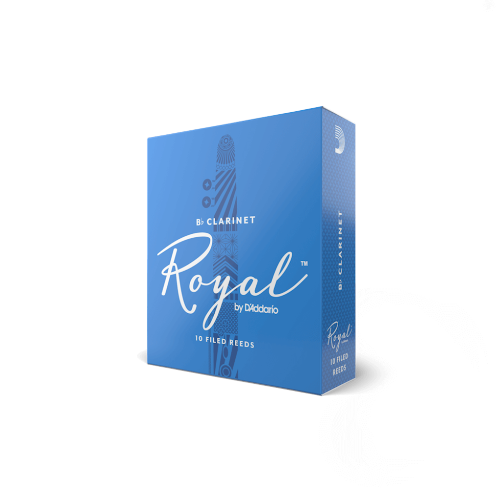Royal #3.5 Bb Clarinet Filed Reed 10 Pack