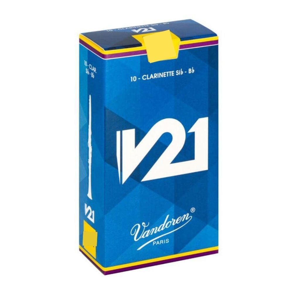 Vandoren #3.5 V21 Bb Clairnet Unfiled Reed 10 Pack