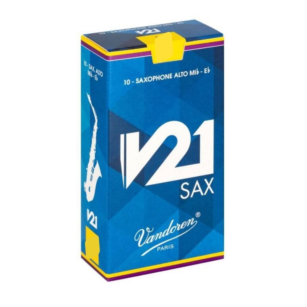 Vandoren #3.5 V21 Alto Saxophone Unfiled Reed 10 Pack