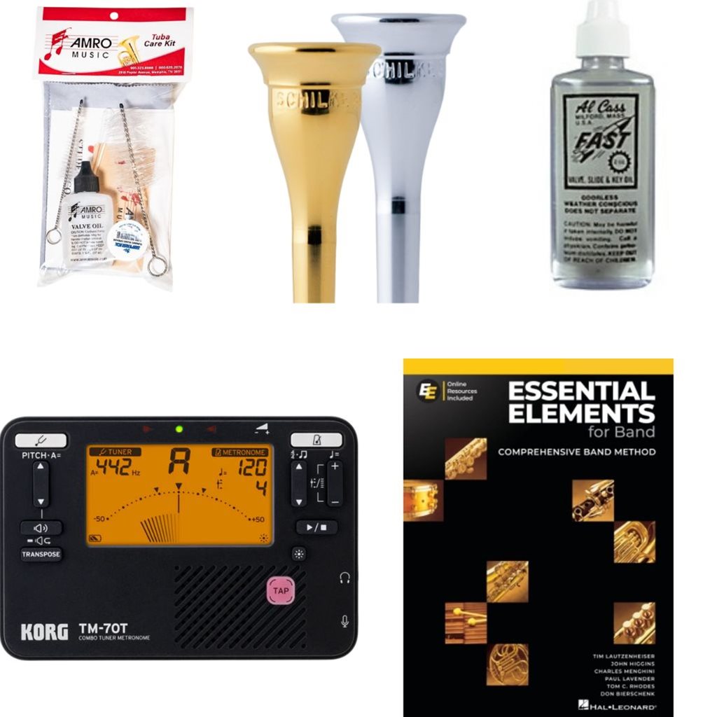 School Rental Night Germantown Middle MS Beginner French Horn Pack w/ Book