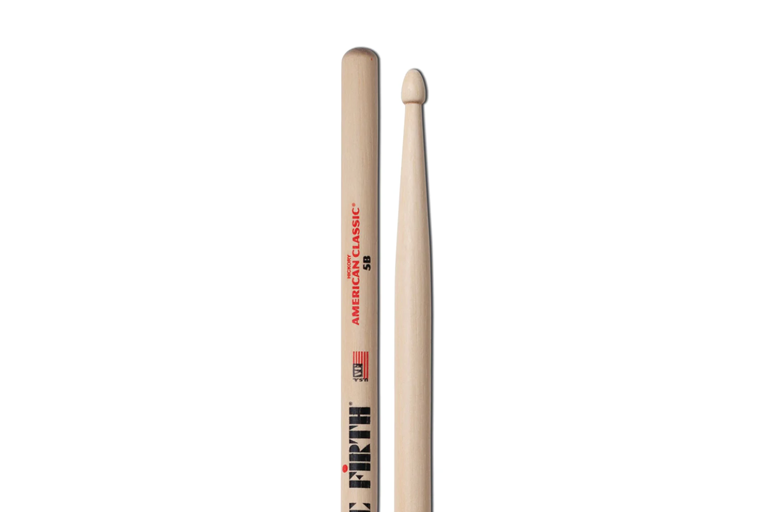 Vic Firth 5B Wood Tip Drum Sticks