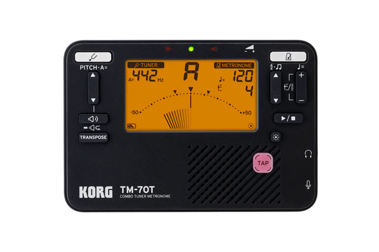 Korg TM-70T Black Tuner Metronome